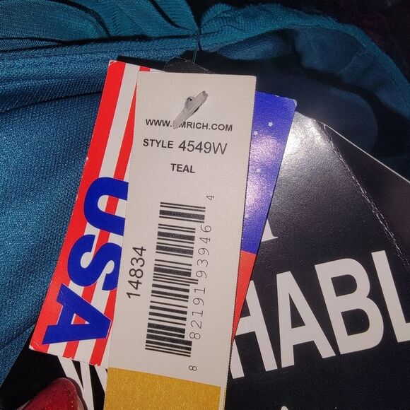 R&M Richards Woman Nwt One Shoulder Embellished Jersey Dress Size 16W - Picture 4 of 8